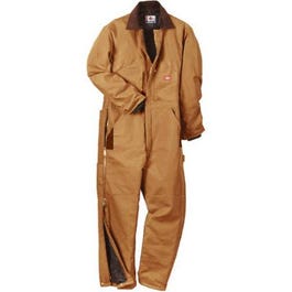 【Dickies】防寒キルティング カバーオールつなぎ キャメル Mサイズ Insulated Coveralls, Short Fit, Brown Duck, Men's XL - Pecos, TX