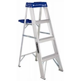4-Ft. Step Ladder, Aluminum, Type I, 250-Lb. Duty Rating