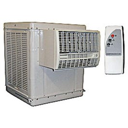 Evaporative Window Cooler, 5000-CFM, 1/2-HP, 2-Speed
