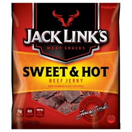 Beef Jerky, Sweet & Hot, 2.85-oz.