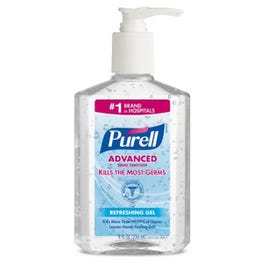 Advanced Hand Sanitizer Gel, Original, 8-oz. Pump