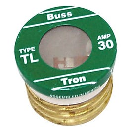 Plug Fuse, Type TL, Time Delay, 30-Amp, 3-Pk.