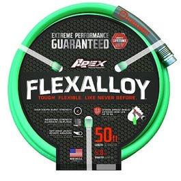 Flexalloy Industrial-Duty Garden Hose, Light Green, 5/8-In. x 50-Ft.