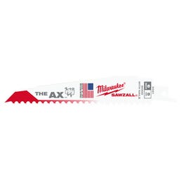 AX Super Sawzall Reciprocating Blade, 5T, 6-In.