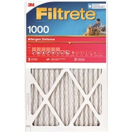 Micro Allergen Pleated Furnace Filter, Red, 18 x 30 x 1-In.