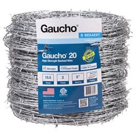 Barbed Wire, High-Strength, 15.5G, 2-Point, 1320-Ft.