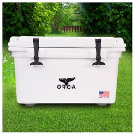 Cooler, White, 26-Qt.