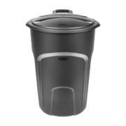 Rubbermaid Roughneck™ Wheeled Trash Can, 32 Gallon Black