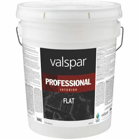 Valspar® Professional Interior Paint 5 Gallon Flat Light Base (5 Gallon, Flat Light Base)