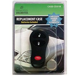 Chrysler Remote 3-Button Replacement Case & Battery, CD31B
