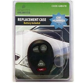 GM Remote 4-Button Replacement Case & Battery, GM47B