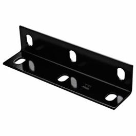 Corner Brace, Black, 2.1 x 9 x 1/8-In.