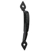 Cabinet Pull, Black Decorative Spear, 10-In.