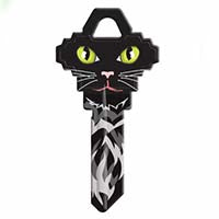 Hy-ko Products Black Cat Face Blank Key