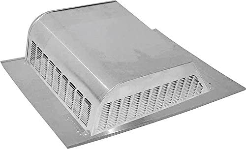 Lomanco 750 Slant Back Static Roof Ventilator, 8 in, Aluminum