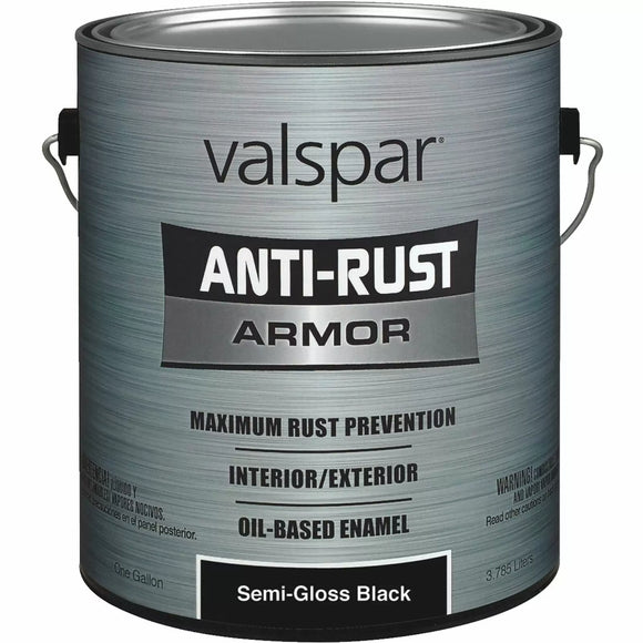 Valspar® 4000™ Alkyd Enamel  1 Gallon Semi-Gloss Black (1 Gallon, Semi-Gloss Black)