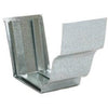 Gutter Slip Joint Connector, Mill Finish Galvanized Steel, 5-In.