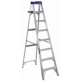 8-Ft. Step Ladder, Aluminum, Type I, 250-Lb. Duty Rating