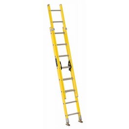 16-Ft. Extension Ladder, Fiberglass, Type I, 250-Lb. Duty Rating