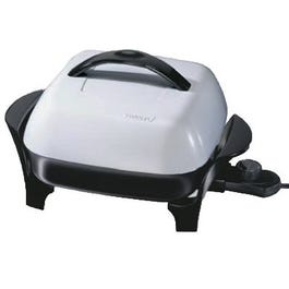Electric Skillet With Lid, 11-In.