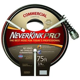 Commercial-Duty NeverKink Garden Hose, 3/4-In. x 75-Ft.