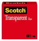 3M Scotch® Transparent Tape Refill Rolls 3/4 x 72 yards, 3