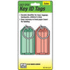 Key Tag With Split Ring, Easy-Open, 2-Pk.