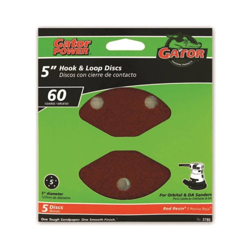 Gator 5 random orbit sanding discs 60 Grit