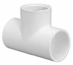 Lasco Fittings ½ Slip x Slip x FPT Sch40 Tee