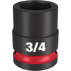 SHOCKWAVE™ Impact Duty™ 1/2 Drive 3/4 Standard 6 Point Socket