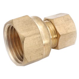 Brass Adapter, 3/8 Female Compression x 1/4-In. Male Compression