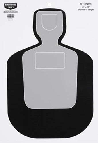 Birchwood Casey 37201 EZE-Scorer BC-19 Silhouette Hanging Paper Target 12