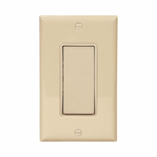 Eaton Cooper Wiring Standard Grade Decorator Switch 15A, 120/277V Ivory