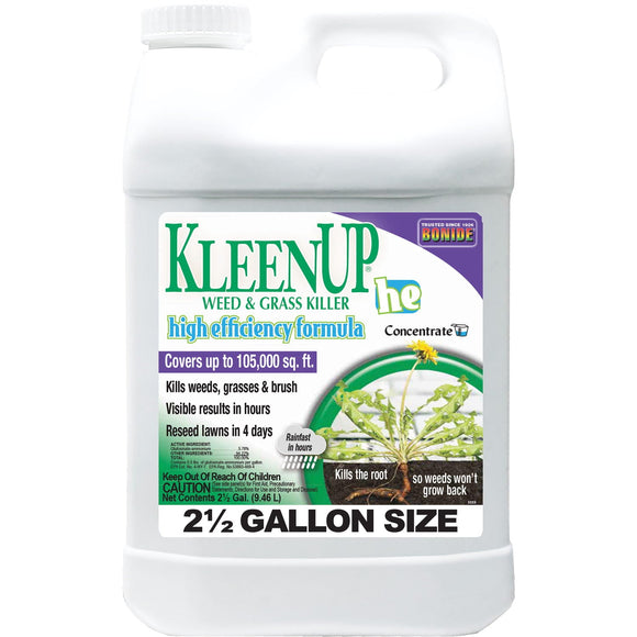 Bonide KleenUp® “HE” High Efficiency Weed & Grass Killer Concentrate 2.5 Gallons