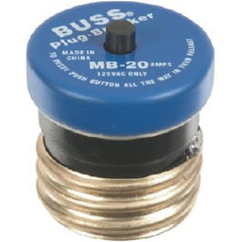 20-Amp 125V Edison Base Plug Fuse Circuit Breaker - Pecos, TX - Gibson ...