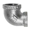 B & K Industries Galvanized 90° Reducing Elbow 150# Malleable Iron Threaded Fittings 1 1/4 x 1