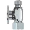 Plumb Pak Quarter Turn Straight Valve Chrome, 5/8 X 3/8