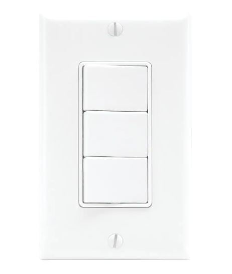Air King AKS3 Triple Rocker Switch for Select Air King Exhaust Fans (White)