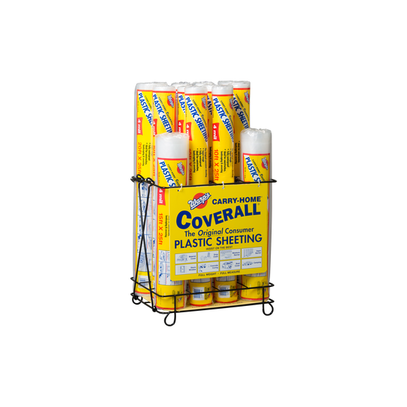 Warp Brothers Carry-Home® Coverall® Consumer Plastic Sheeting 10' X 25'  6 Mil (10' x 25' x 6 Mil, Clear)