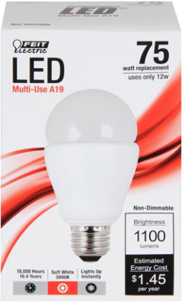 A19 75WATT NON DIM LED BULB