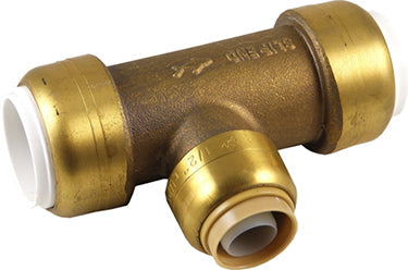 SLIP TEE BRASS 3/4 PVC X 3/4 PVC X 3/4