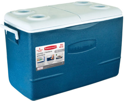 50 QUART COOLER MODERN BLUE