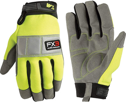 GLOVES HI VIZ DEXTERITY L