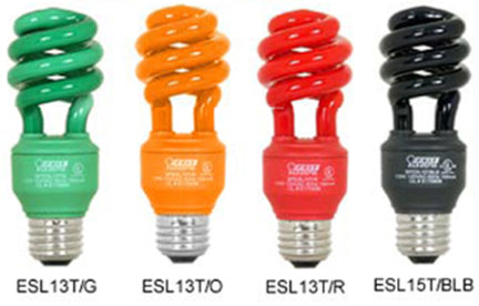 60 WATT EQ RED CFL COLORED TWIST