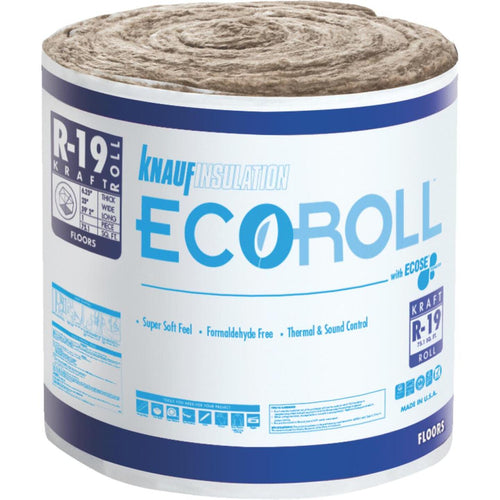 Knauf R-19 23 In. X 39.16 Ft. Standard Kraft Faced Roll Fiberglass Insulation