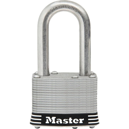 Master Lock 1-3/4 In. Laminated Stainless Steel Keyed Padlock with 1-1/2 In. Shackle