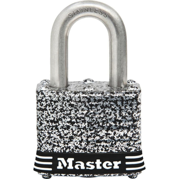 Master Lock 1-9/16 In. W. Weather Coated Laminated Steel Keyed Alike Padlock