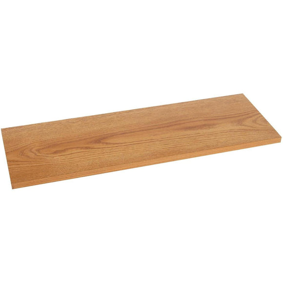 Knape & Vogt 10 In. x 24 In. Oak All-Purpose Shelf