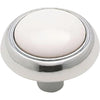 Amerock Allison Chrome & Ceramic 1-1/4 In. Cabinet Knob