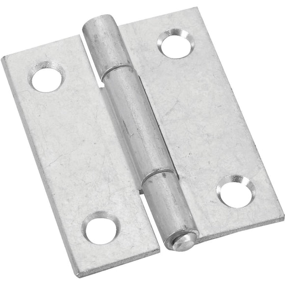 National 2 In. Zinc Tight-Pin Narrow Hinge (2-Pack)